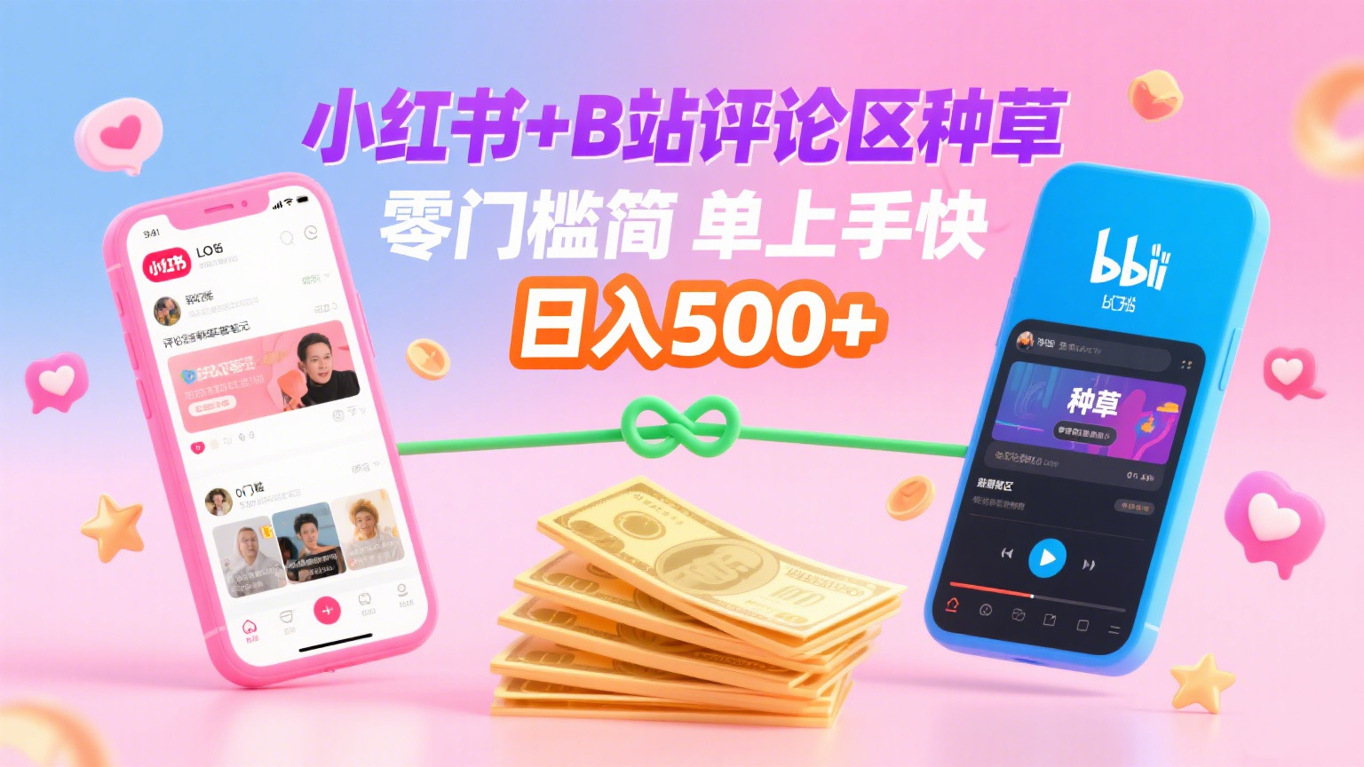 小红书+B站评论区种草，0门槛1分钟一单，只需复制粘贴，日入500+-副业之家