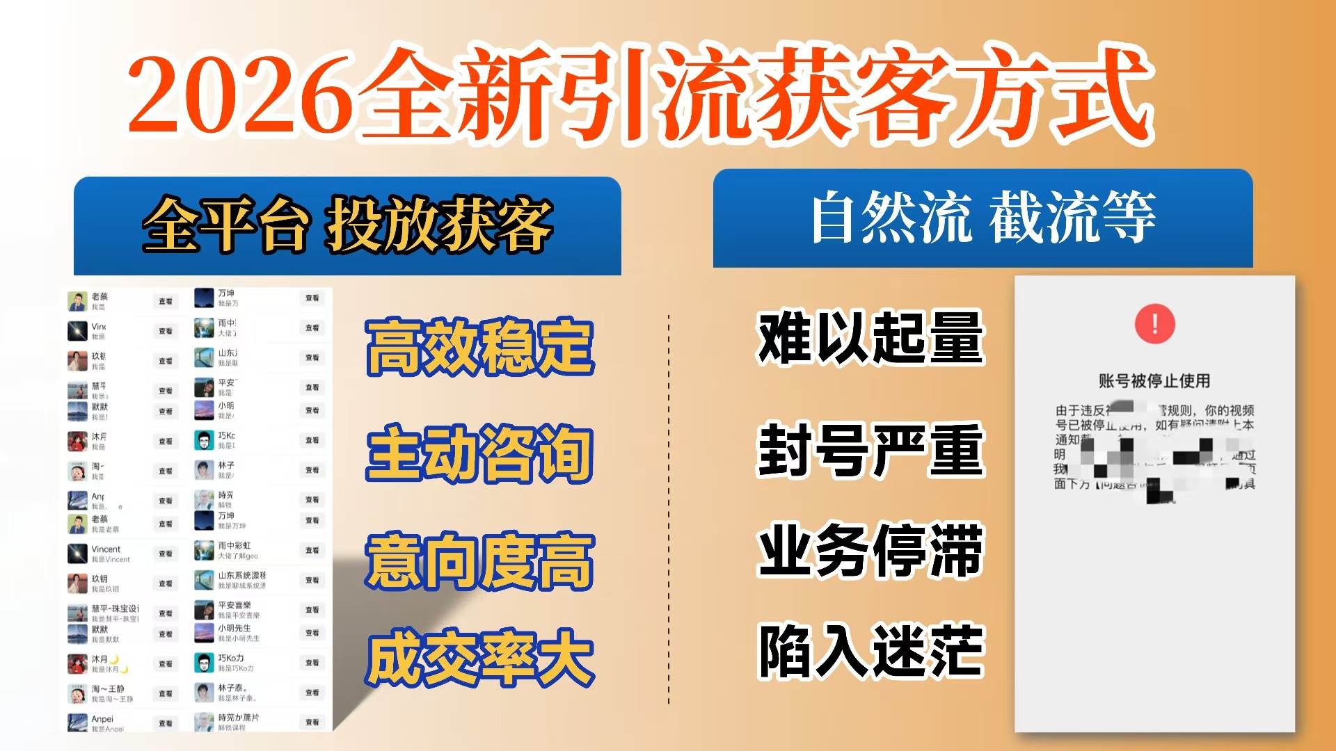 【首发】打破获客壁垒，如何利用投放实现财富自由与事业升级-副业之家